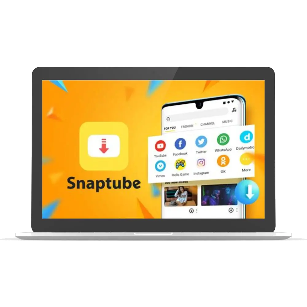 Simple Downloading Process of Snaptube